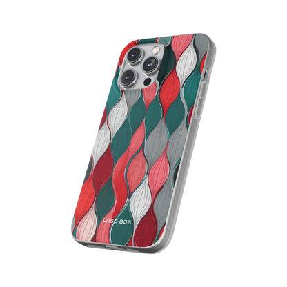 Leaf Cascade Teal iPhone 14 Pro Max Case - Soft