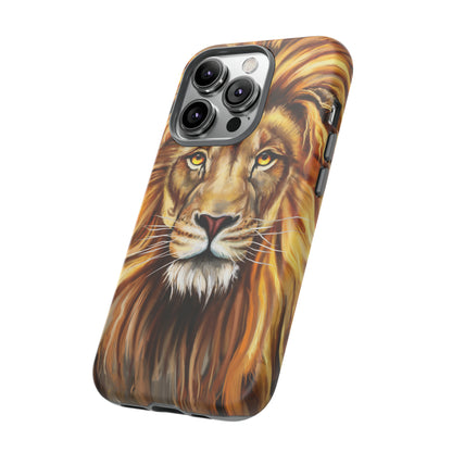 Lion head Digital Painting - Protective Phone Case