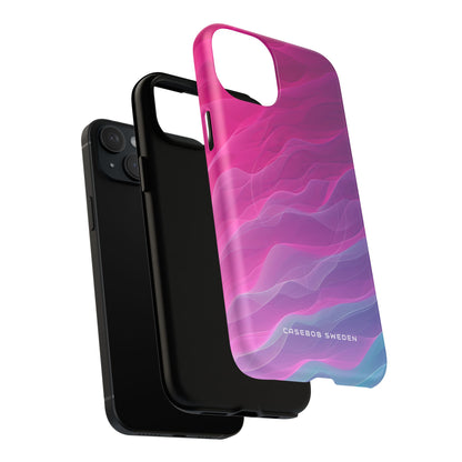 Gradient Oceanflow Waves iPhone 15 | Tough+ Phone Case