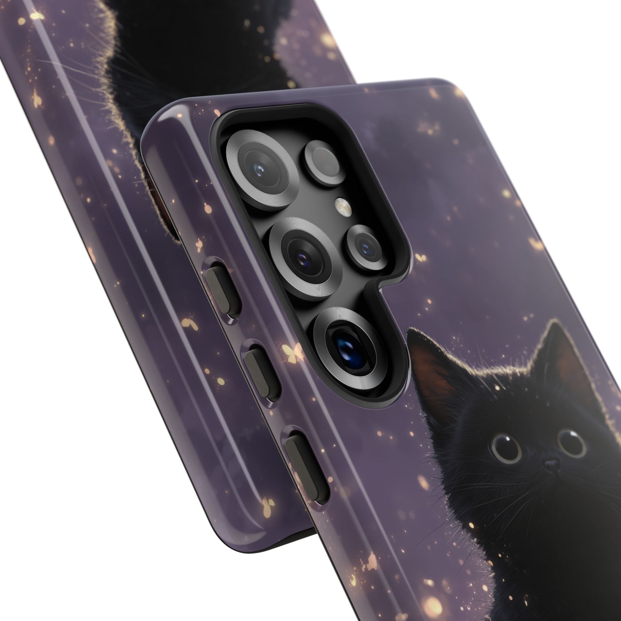 Whimsical Cat Soars - Samsung Case