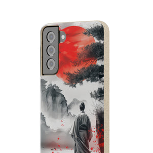 Serene Samurai Sunrise | Biodegradable Phone Case