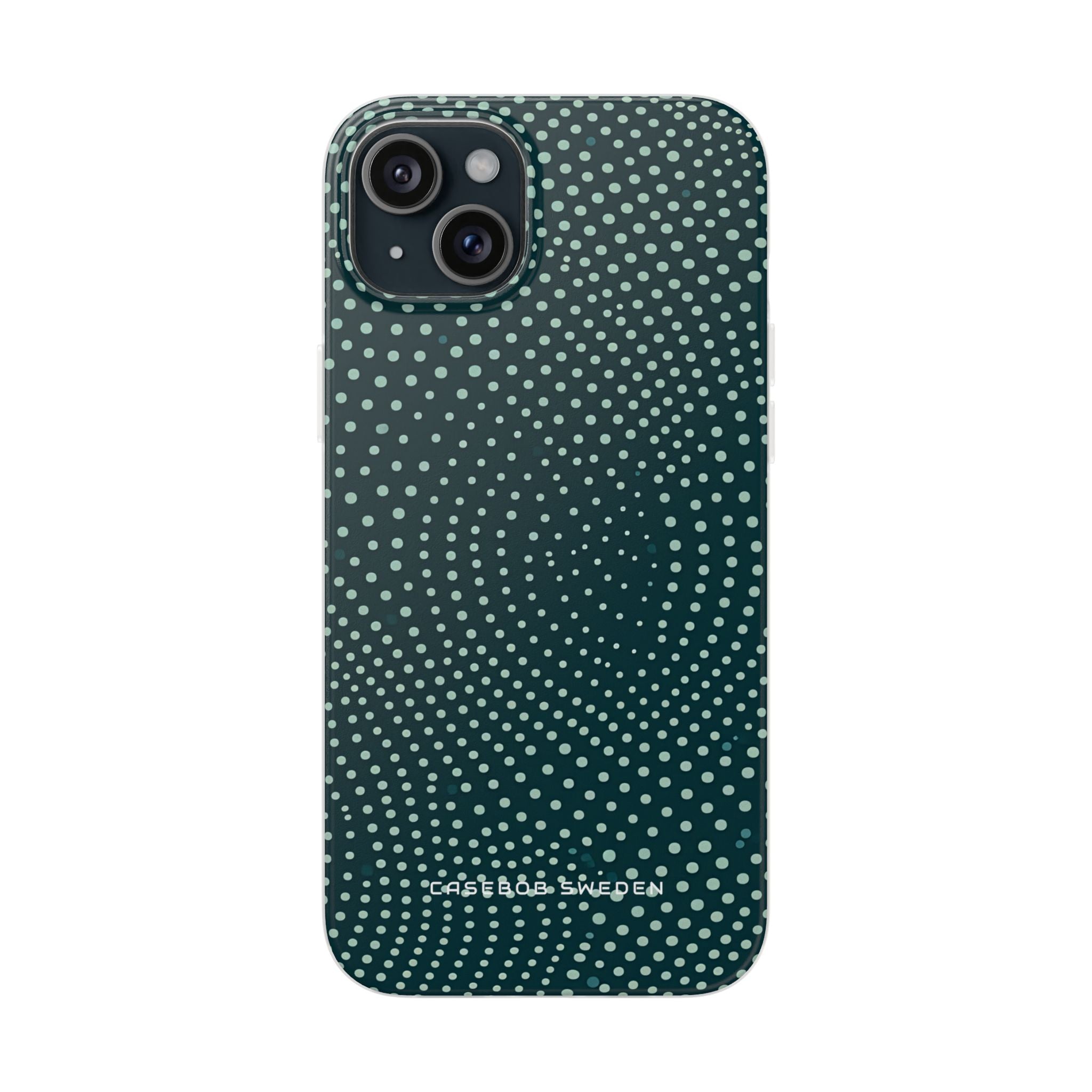 Teal Rippleflow iPhone 15 - Flexi Phone Case