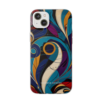 Vintage Vortex Harmony iPhone 14 - Flexi Phone Case