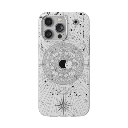 Celestial Mandala Mystique | Flexible Phone Case for iPhone