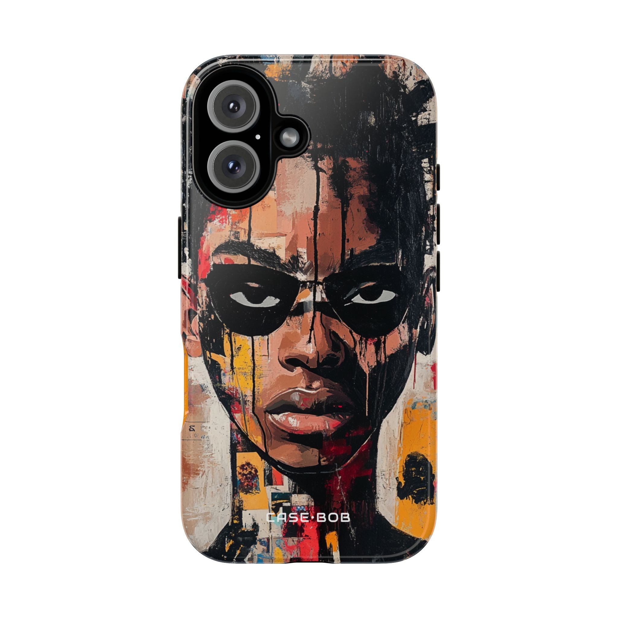 Masked Portrait Drips iPhone 16 Plus Case - Tough