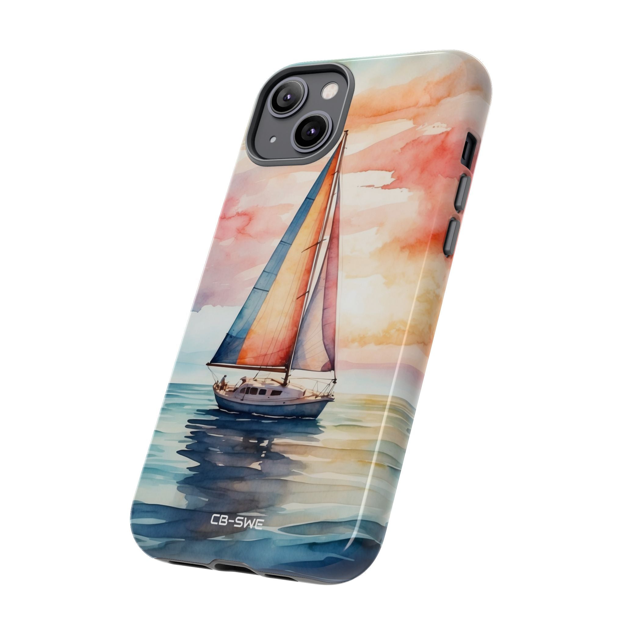 Sailboat Glides Calm - iPhone Case