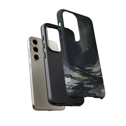 Moody Winter Landscape Watercolor Art Phone Cover Samsung S23 - Tough