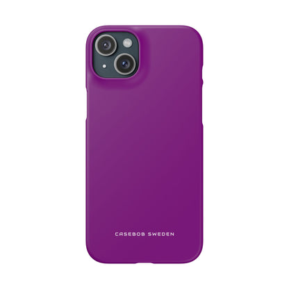 Purple iPhone 15 - Slim Phone Case