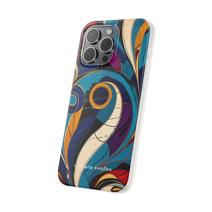 Vintage Vortex Harmony iPhone 15 - Flexi Phone Case