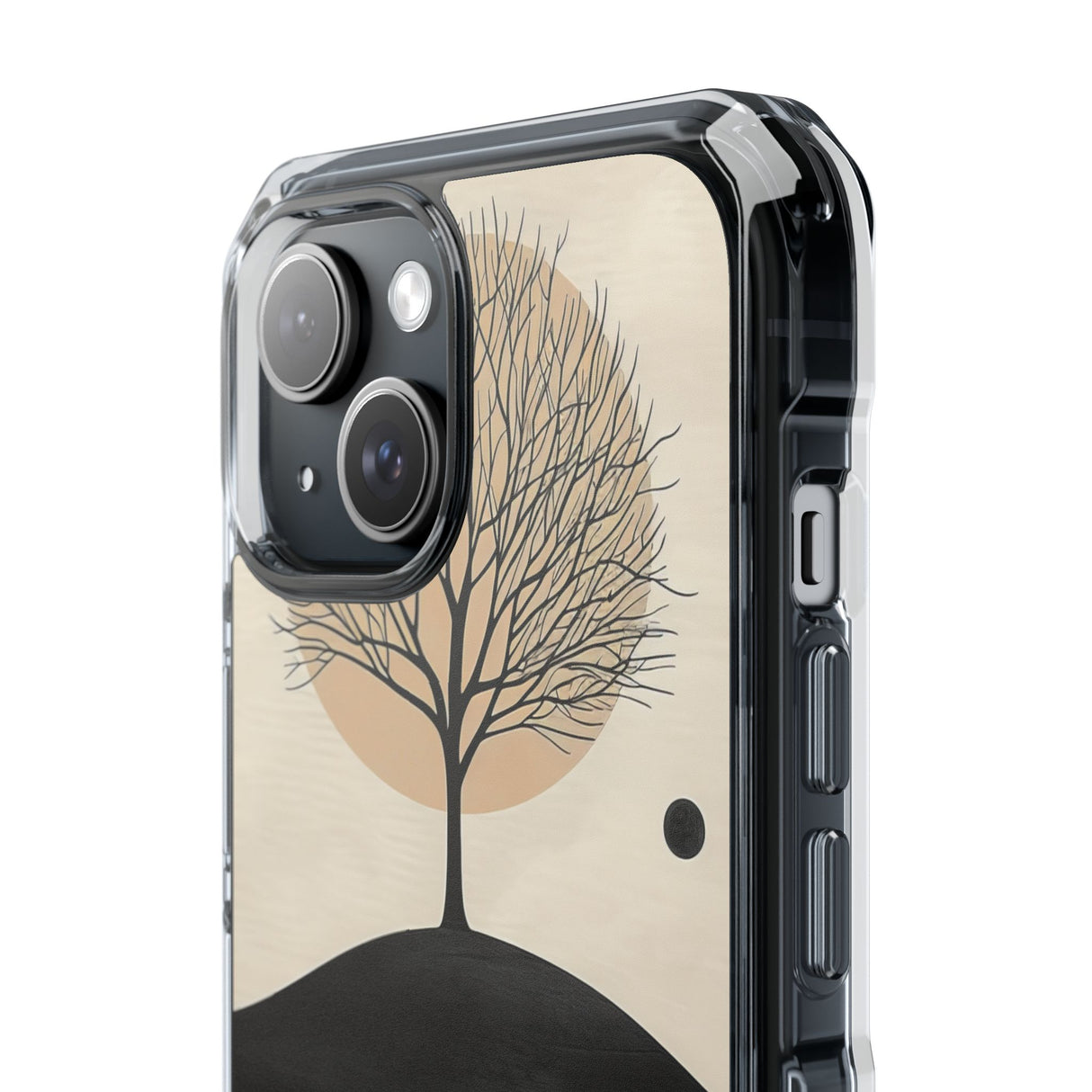 Serene Reflections - Phone Case for iPhone (Clear Impact - Magnetic)