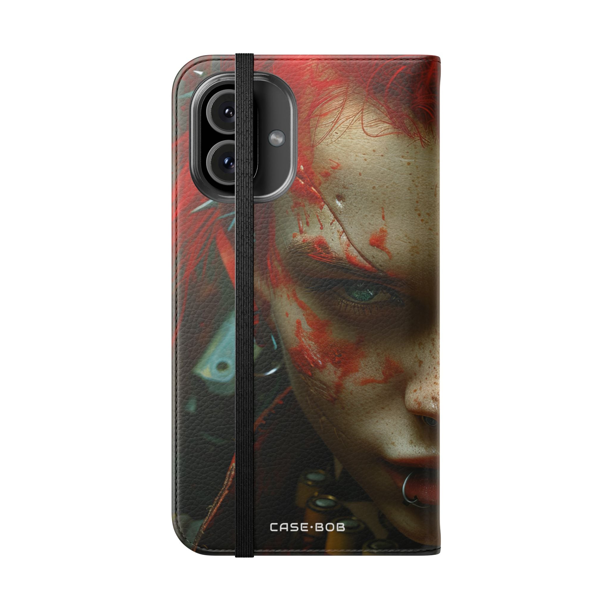 Scarlet Gaze - iPhone 16 Plus Case - Wallet