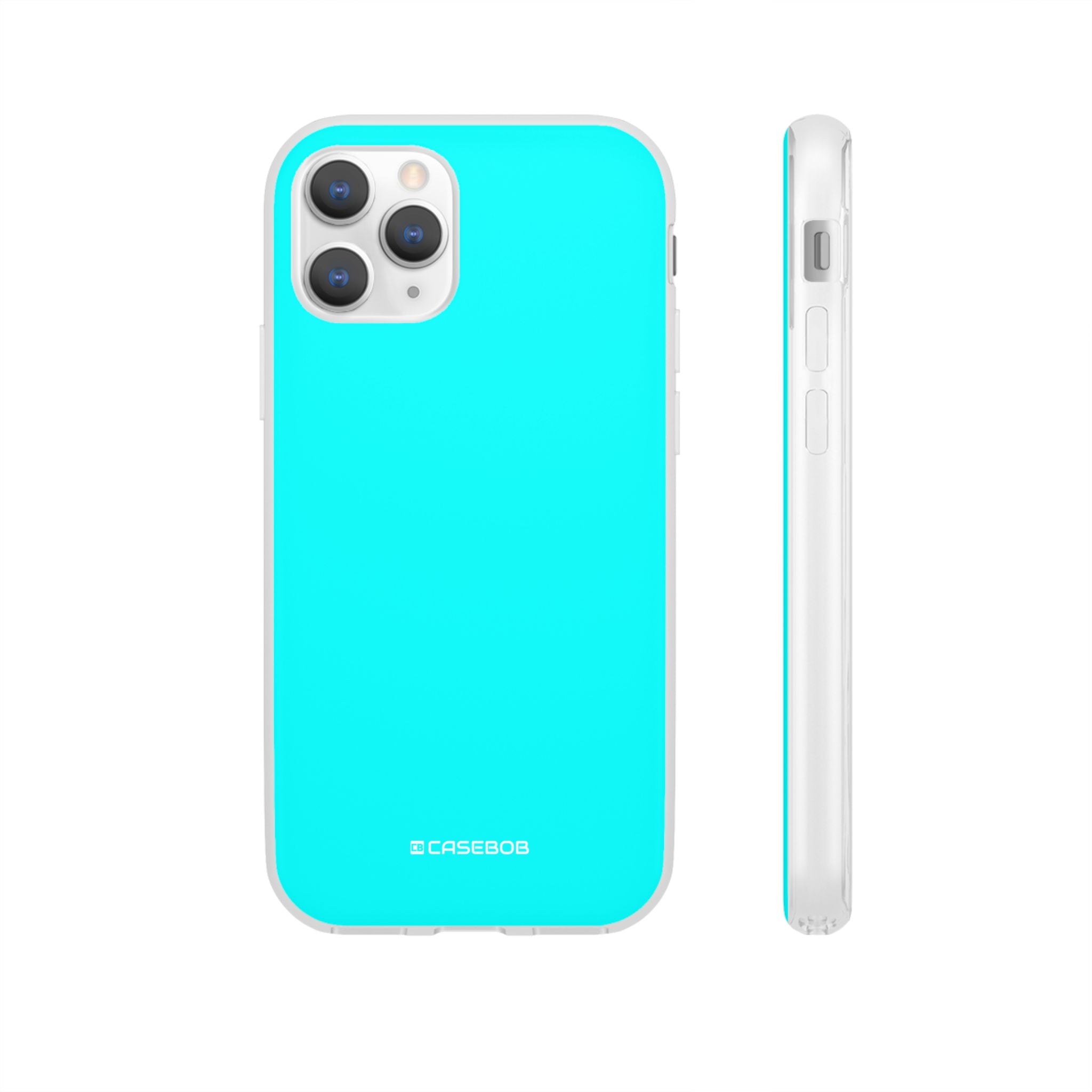 Aqua Blue | Phone Case for iPhone (Flexible Case)