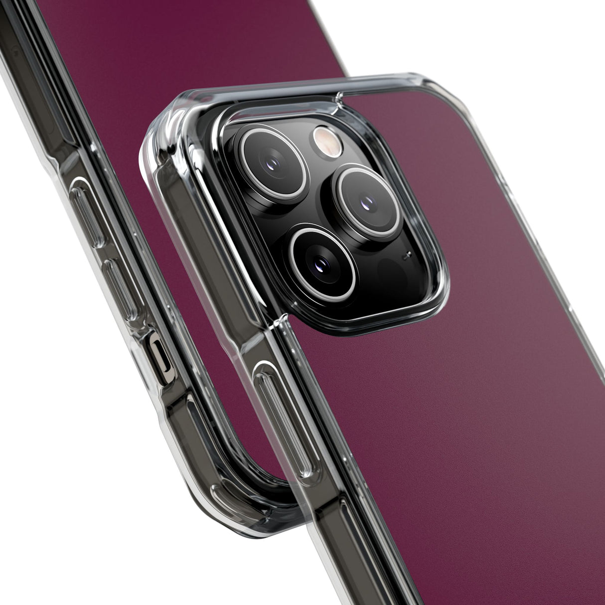 Tyrian Purple | Handyhülle für iPhone (Clear Impact Case – magnetisch) 