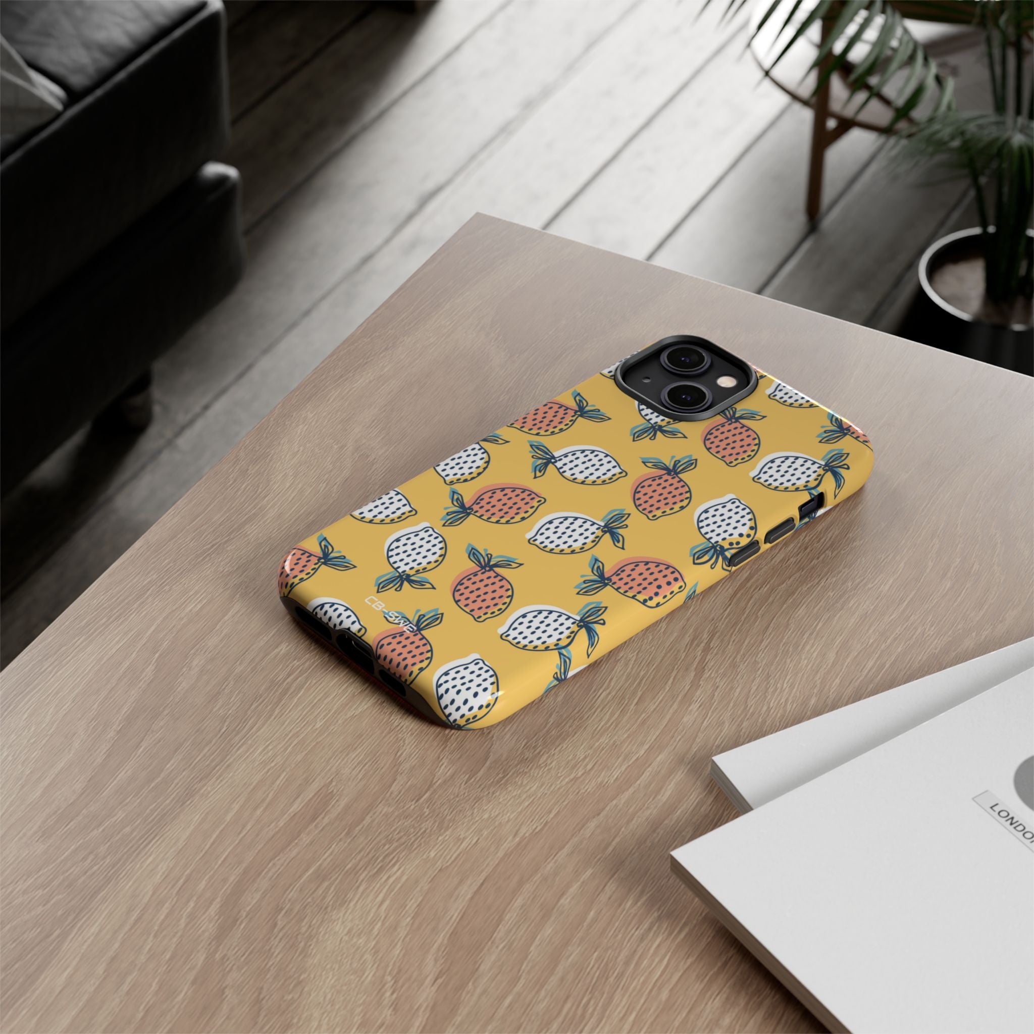 Lemons Dance Playfully - iPhone Case