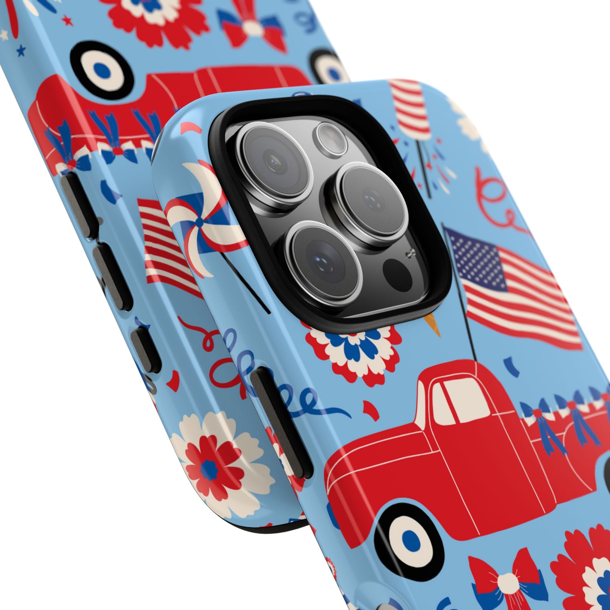 Festive Truck Parade - iPhone Case