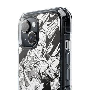 Dynamic Court Noir - Phone Case for iPhone (Clear Impact - Magnetic)