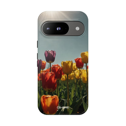 Tulips Embrace Sunlight - Google Pixel Case