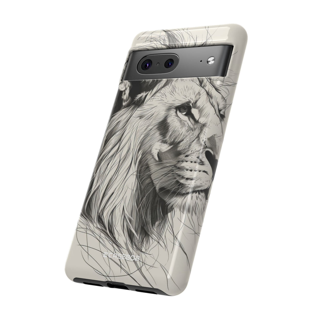 Majestic Linework Lion | Protective Phone Case for Google Pixel