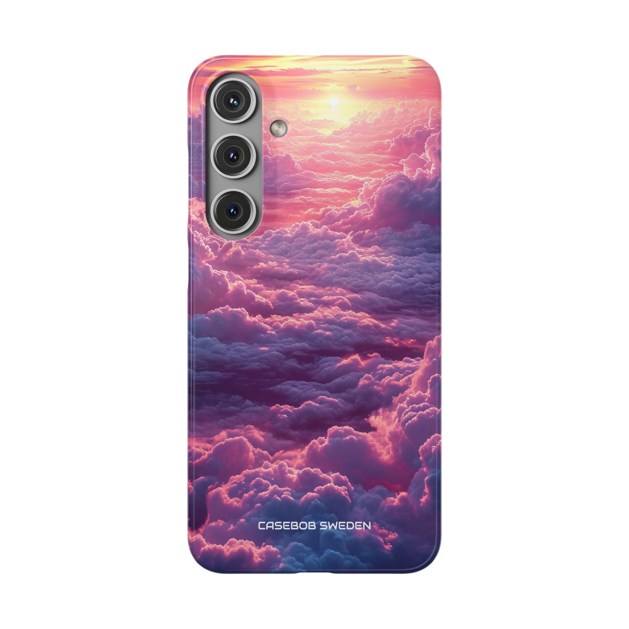 Pink Purple Clouds - Slim Samsung S24 Phone Case