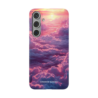 Pink Purple Clouds - Slim Samsung S24 Phone Case