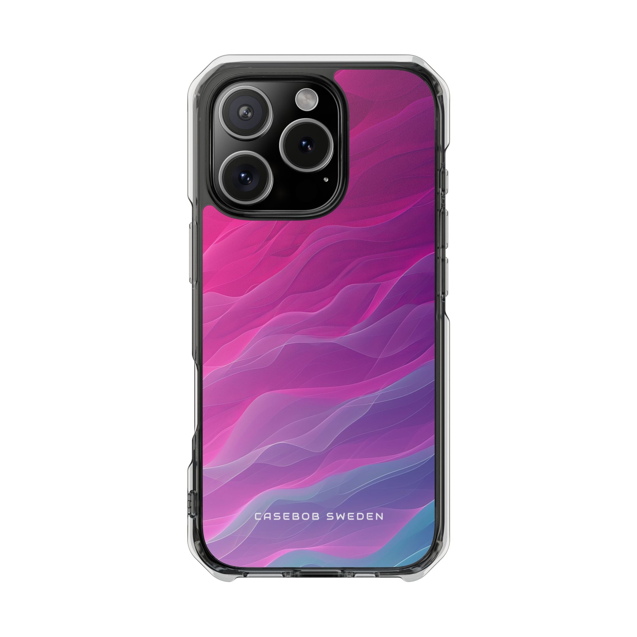 Gradient Oceanflow Waves iPhone 16 - Clear Impact Phone Case