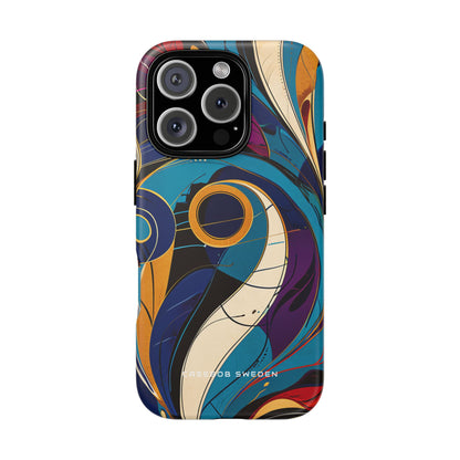 Vintage Vortex Harmony iPhone 16 - Tough Phone Case