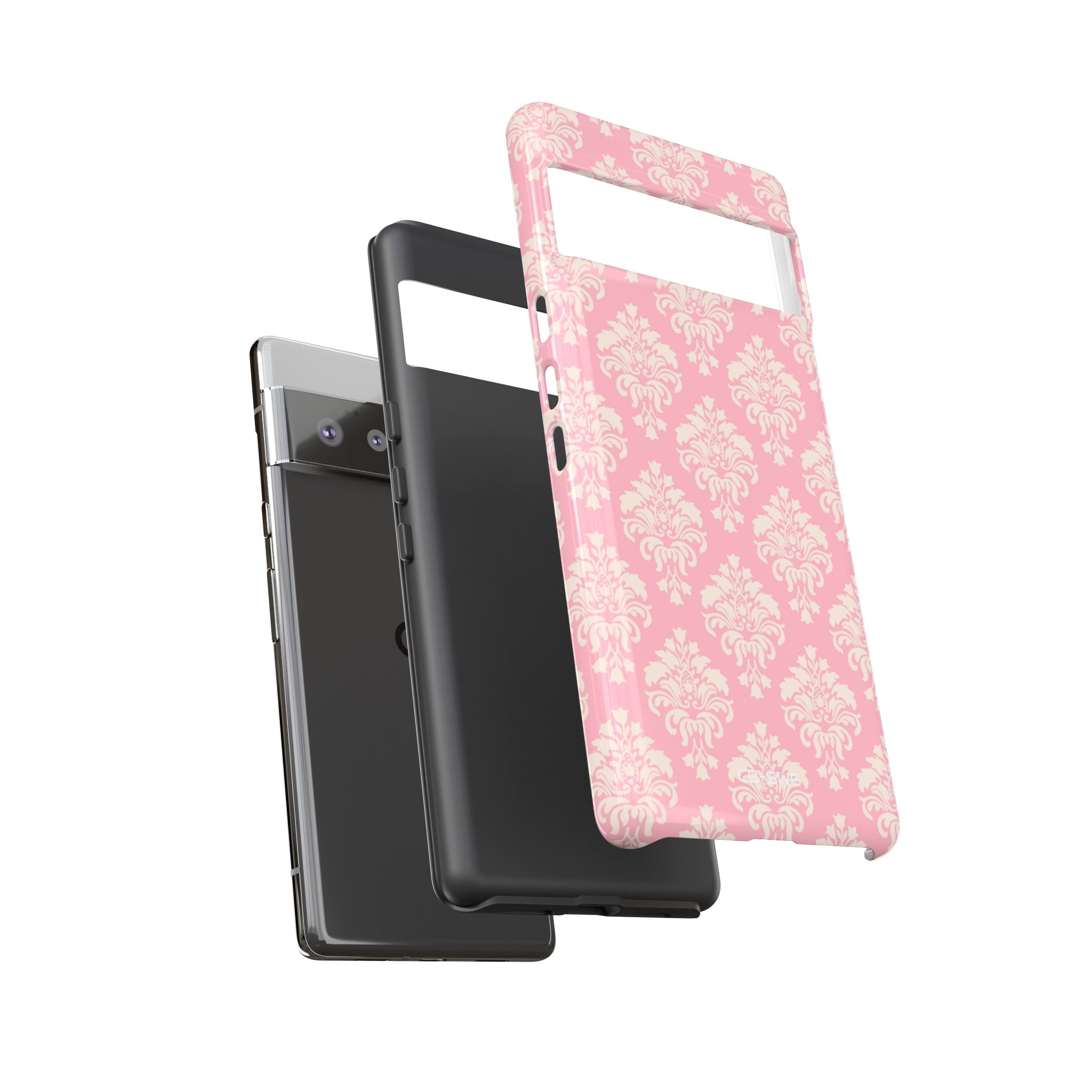 Pastel Damask Elegance - Google Pixel Case