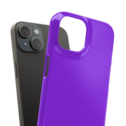 Blue Violet iPhone 15 - Slim Phone Case