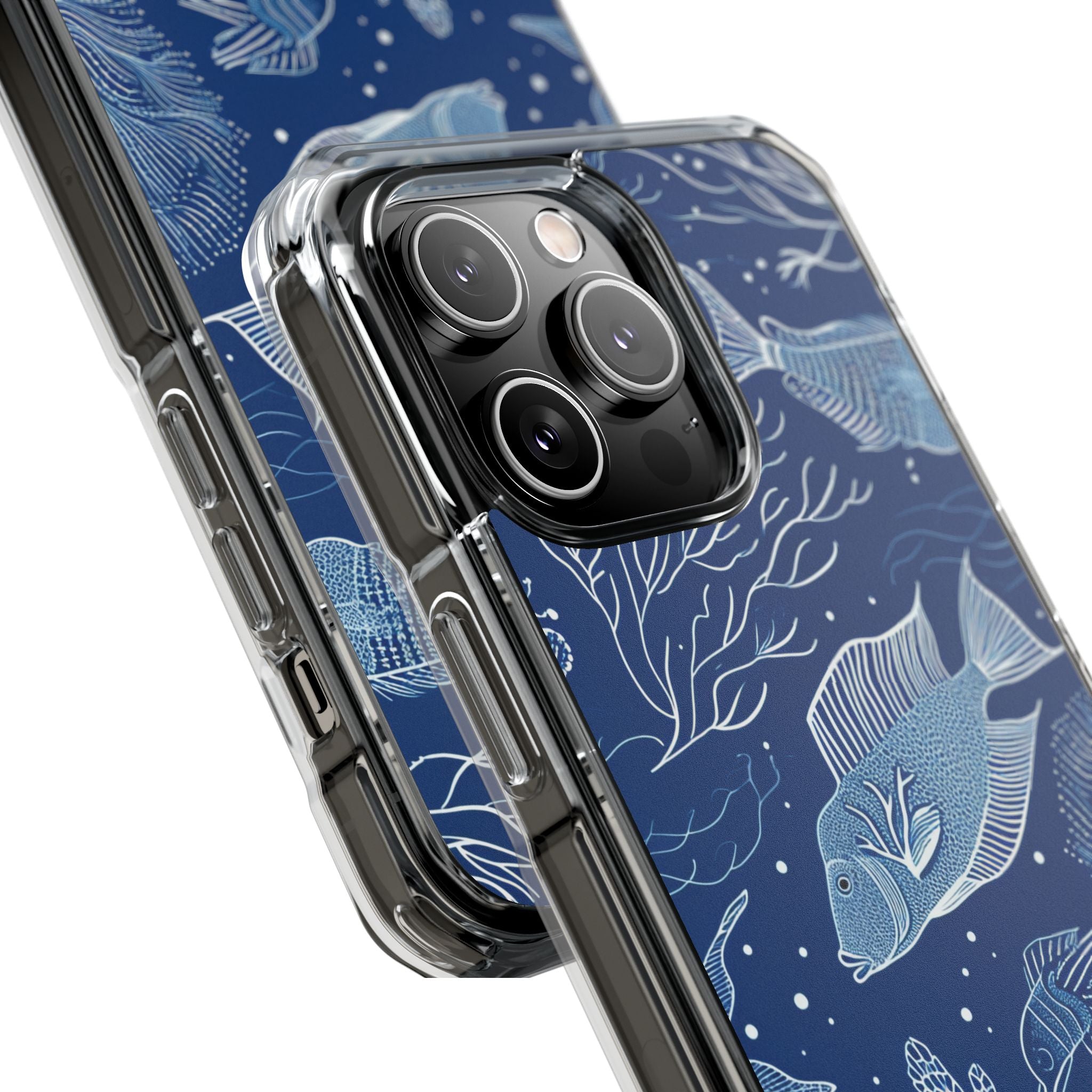 Blue Coral Garden iPhone 14 - Impact Clear+