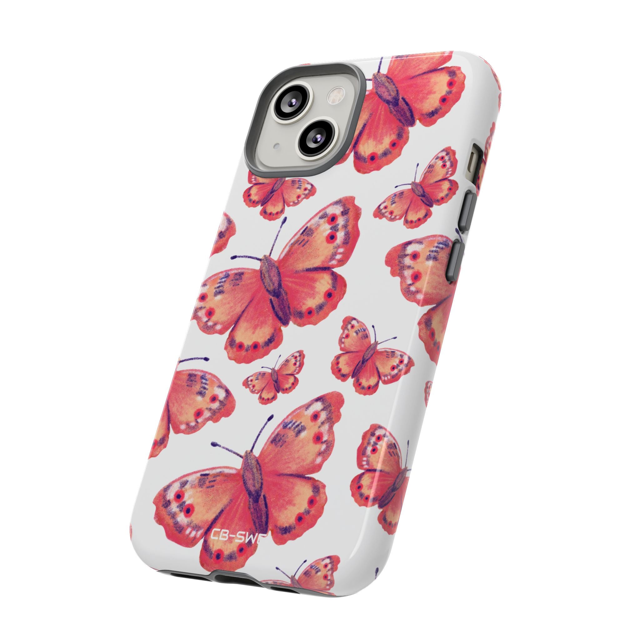 Vibrant Butterfly Dance - iPhone Case