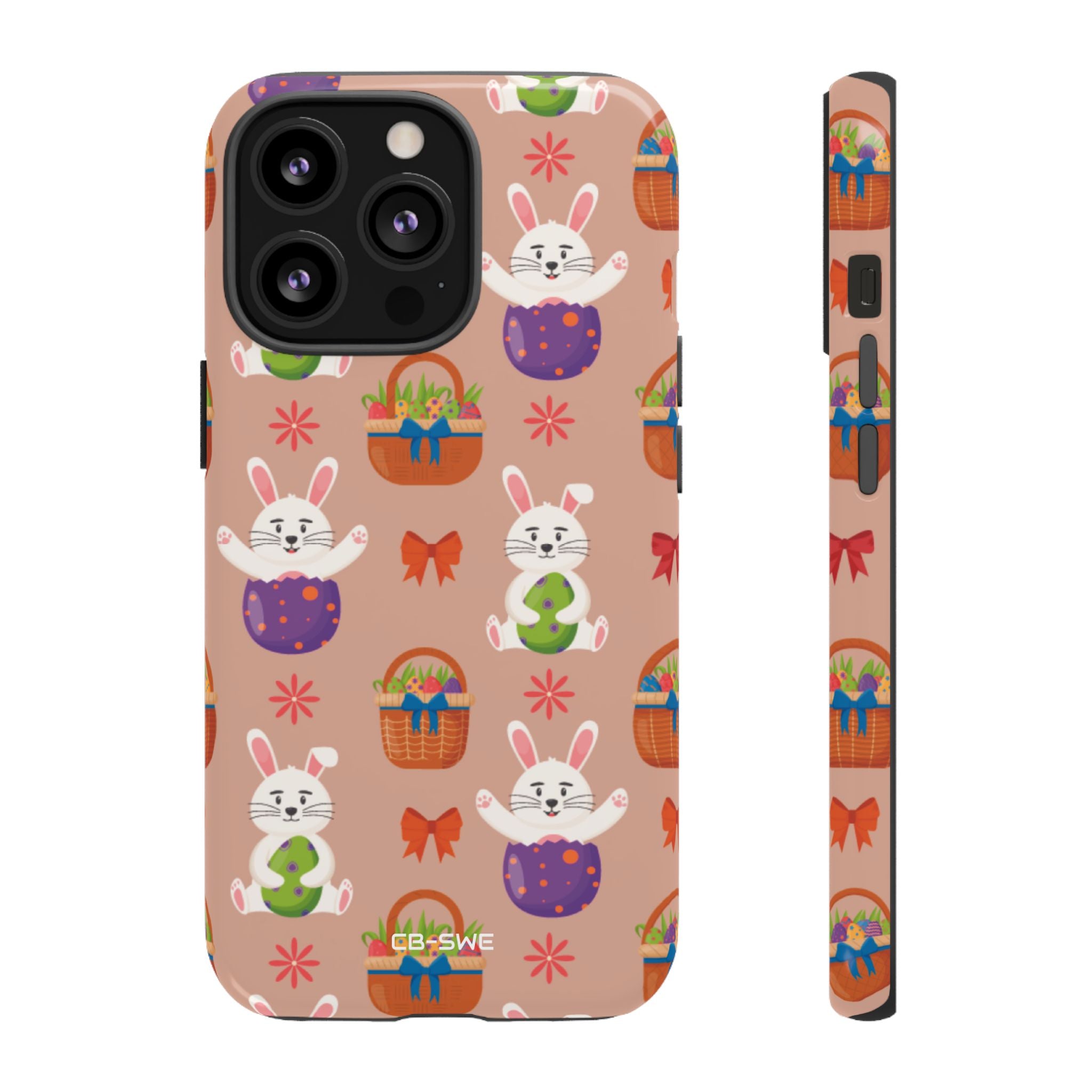 Bunnies Hold Eggs - iPhone Case