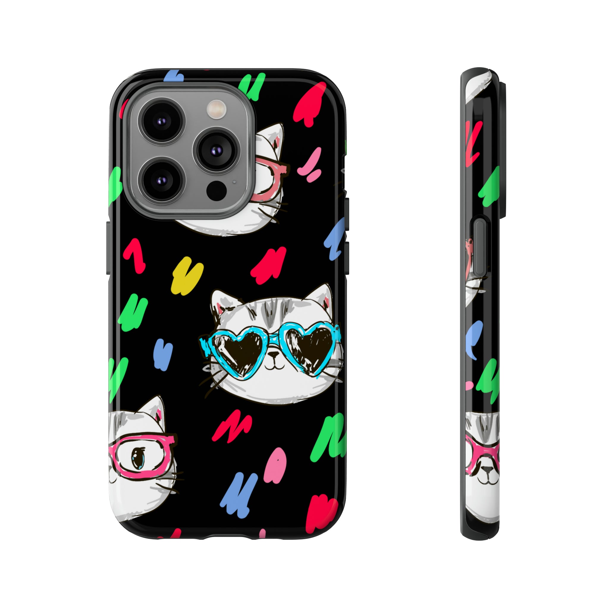 Cat Coloring - Protective Phone Case