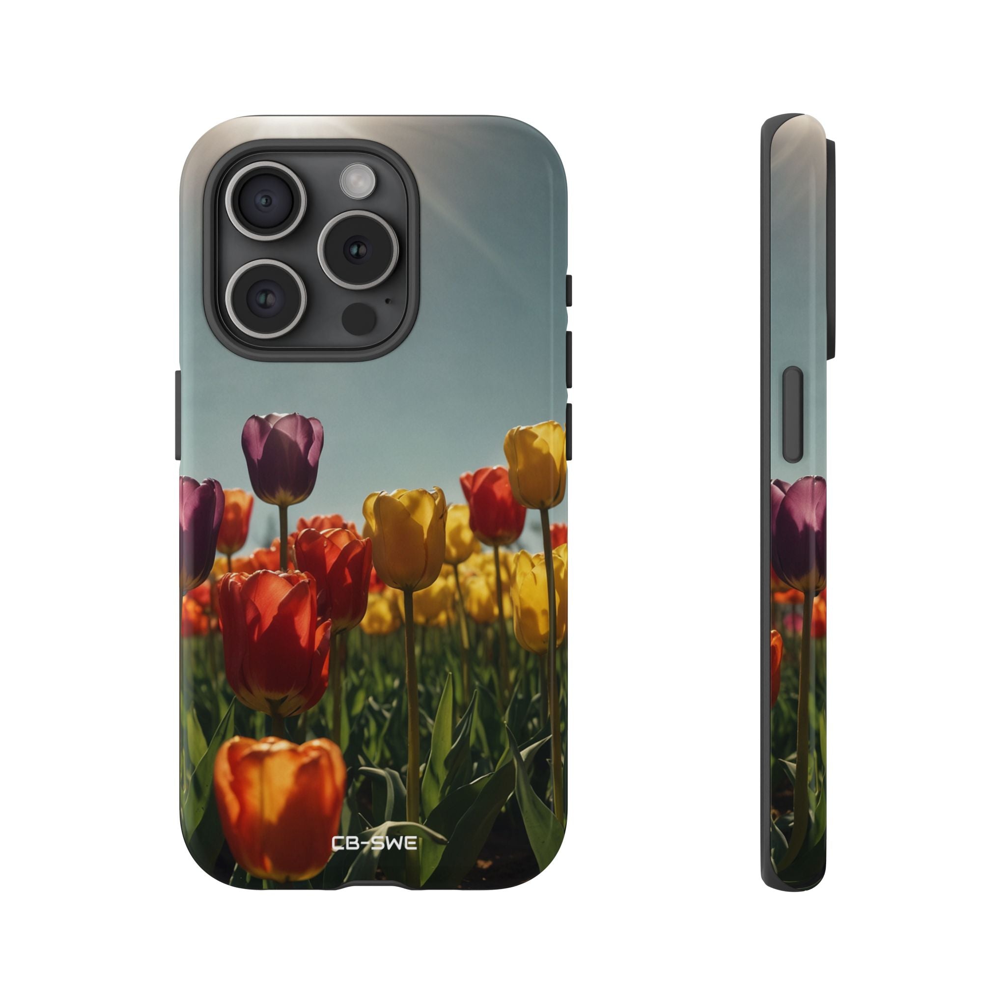 Tulips Embrace Sunlight - iPhone Case