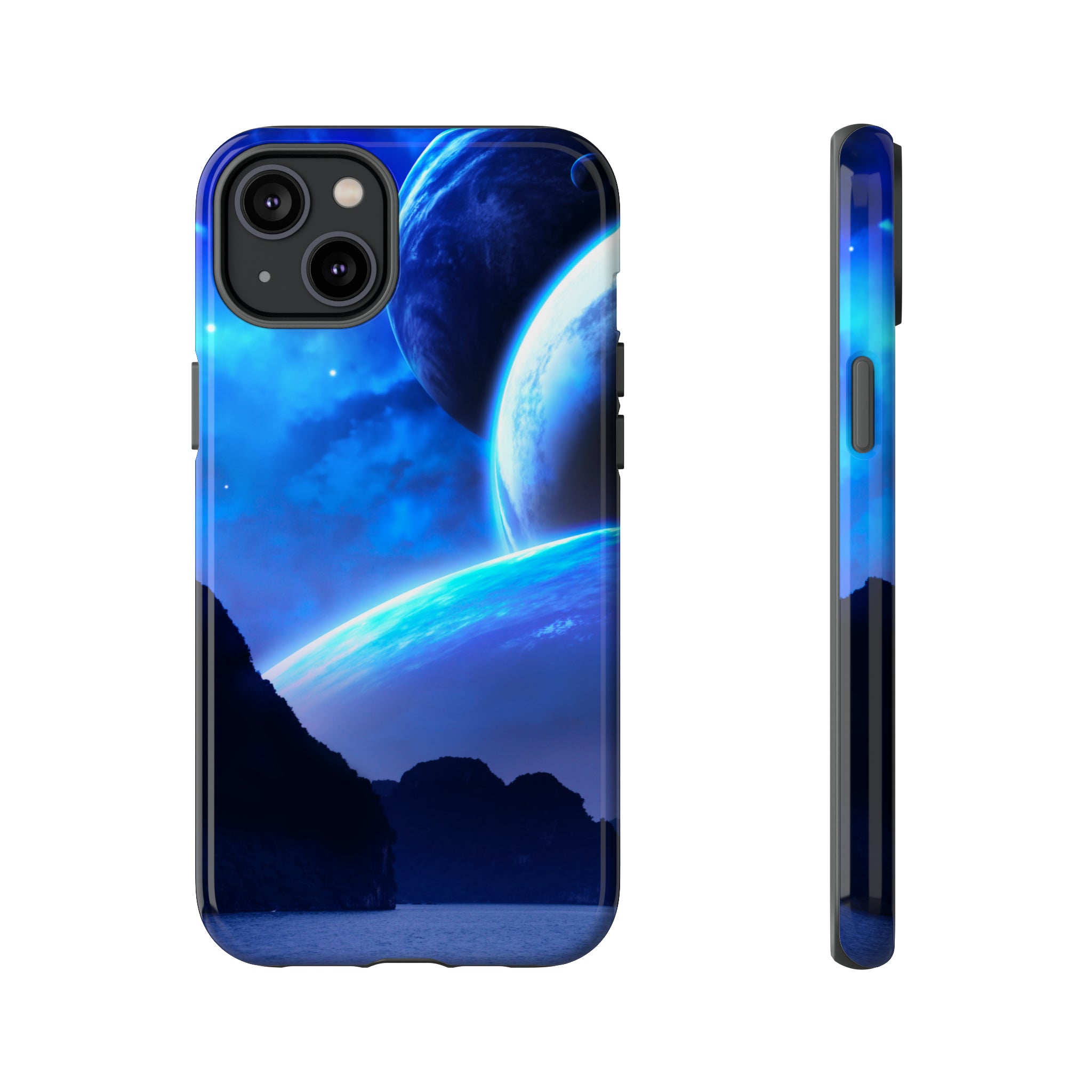 Fantasy Planet Nebula - Protective Phone Case