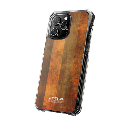 Rustic Striped Texture iPhone 14 - Impact Clear+