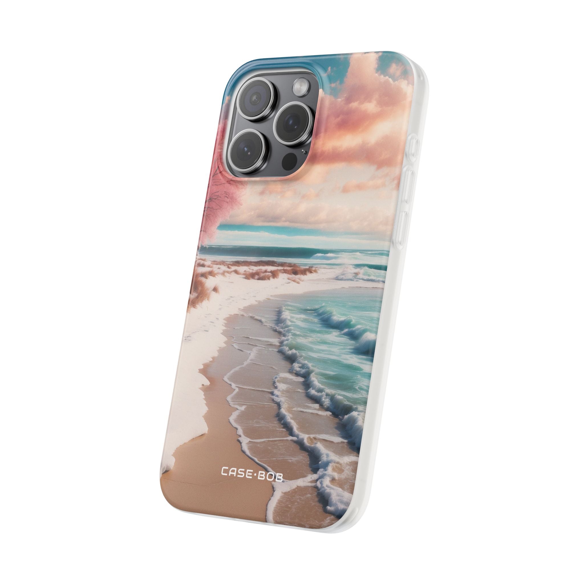 Pink Tree Breeze iPhone 15 Pro Max Case - Soft