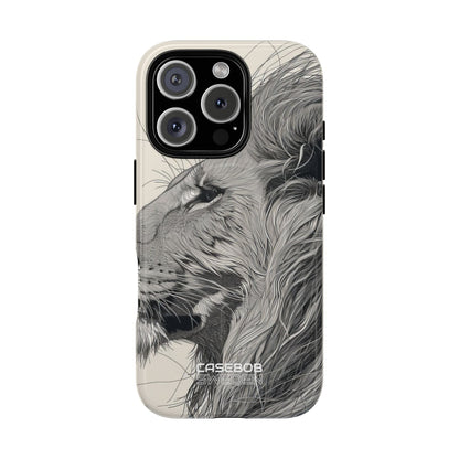 Majestic Lion Profile iPhone 16 - Tough+