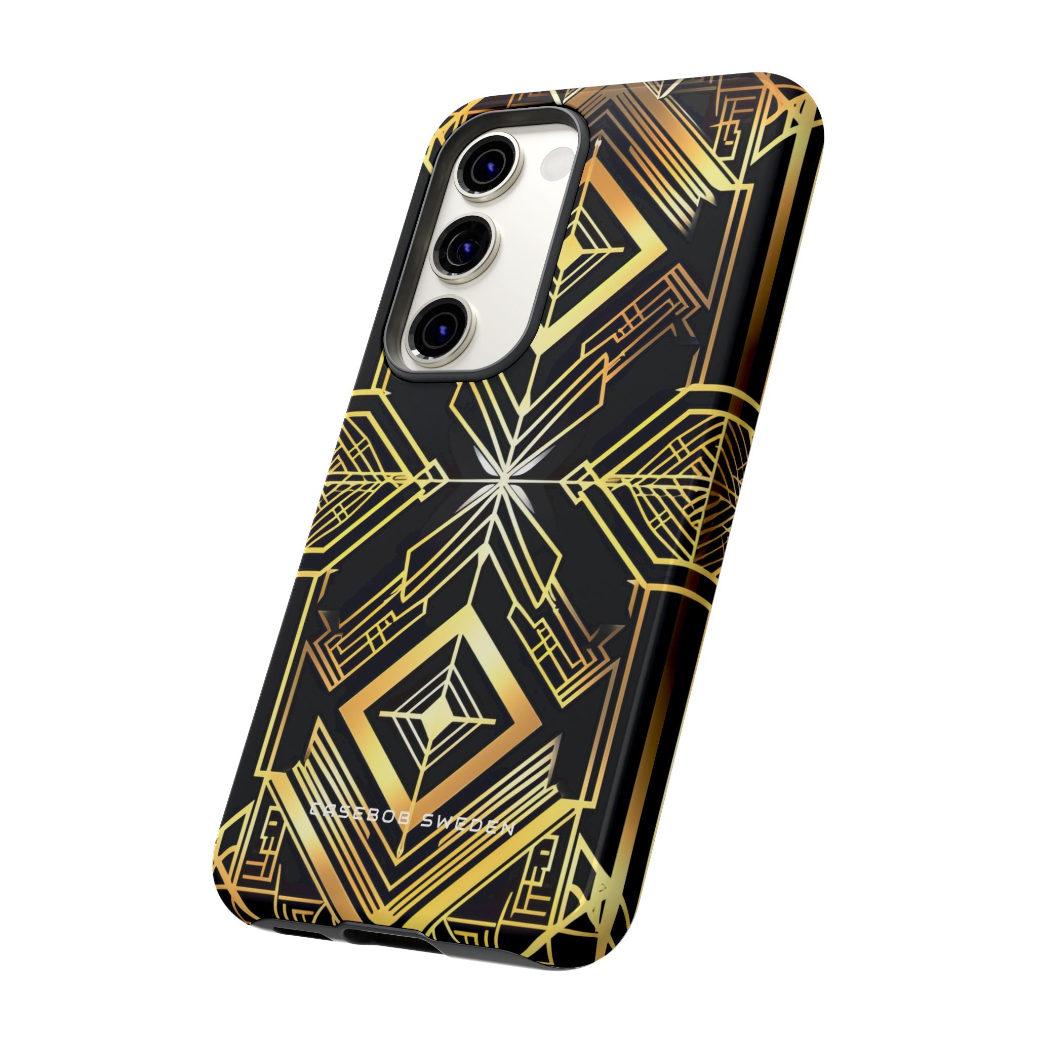 Golden Geometric Opulence Samsung S23 - Tough Phone Case