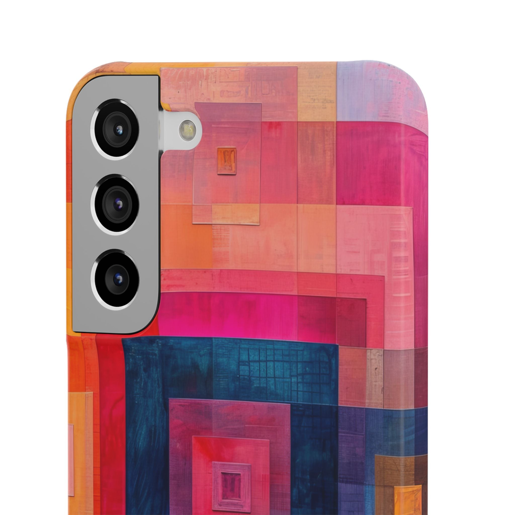 Vibrant Geometry - Slim Samsung S22 Phone Case