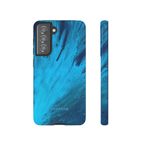 Light Blue Ink Art | Phone Case