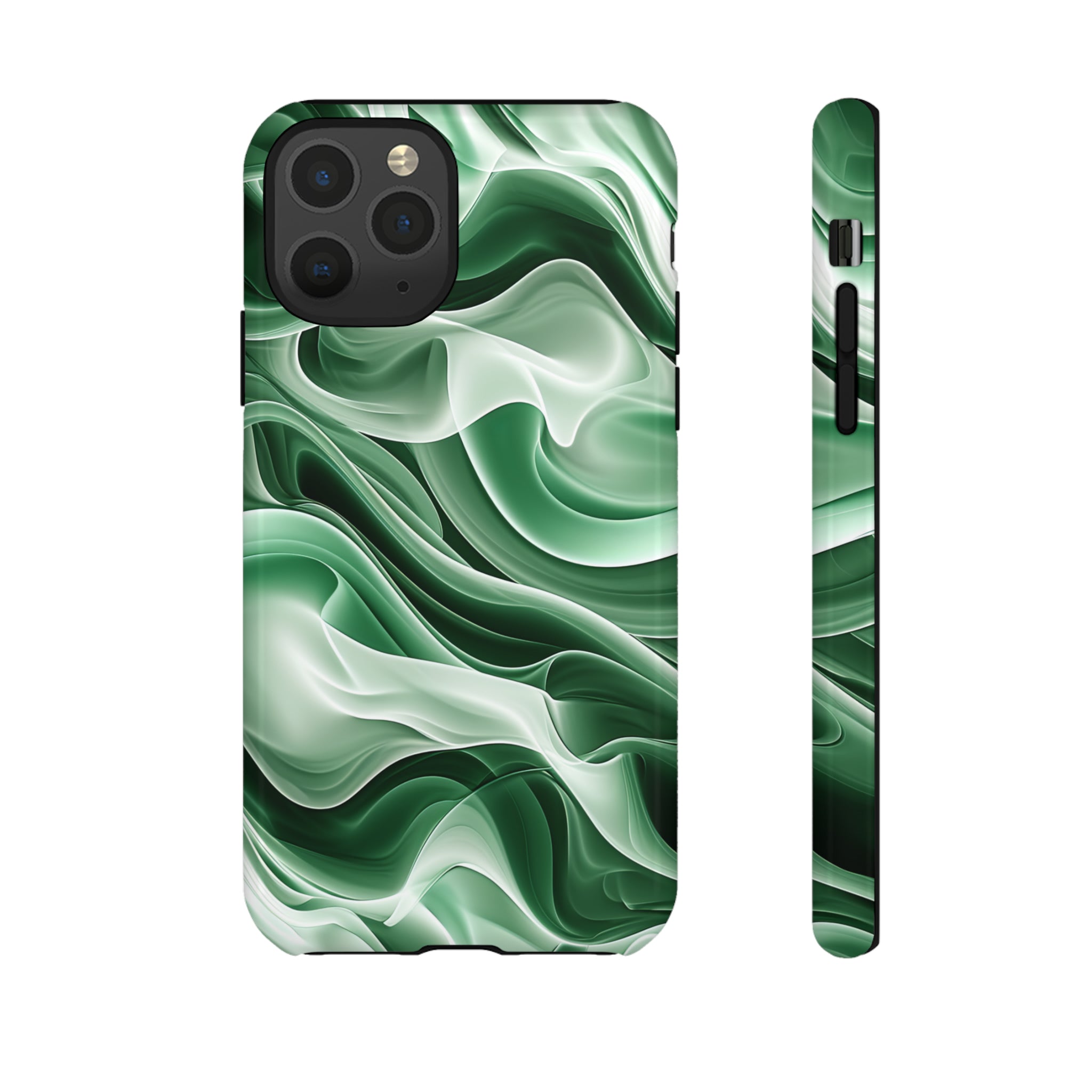 Verdant Wave Elegance - Protective Phone Case