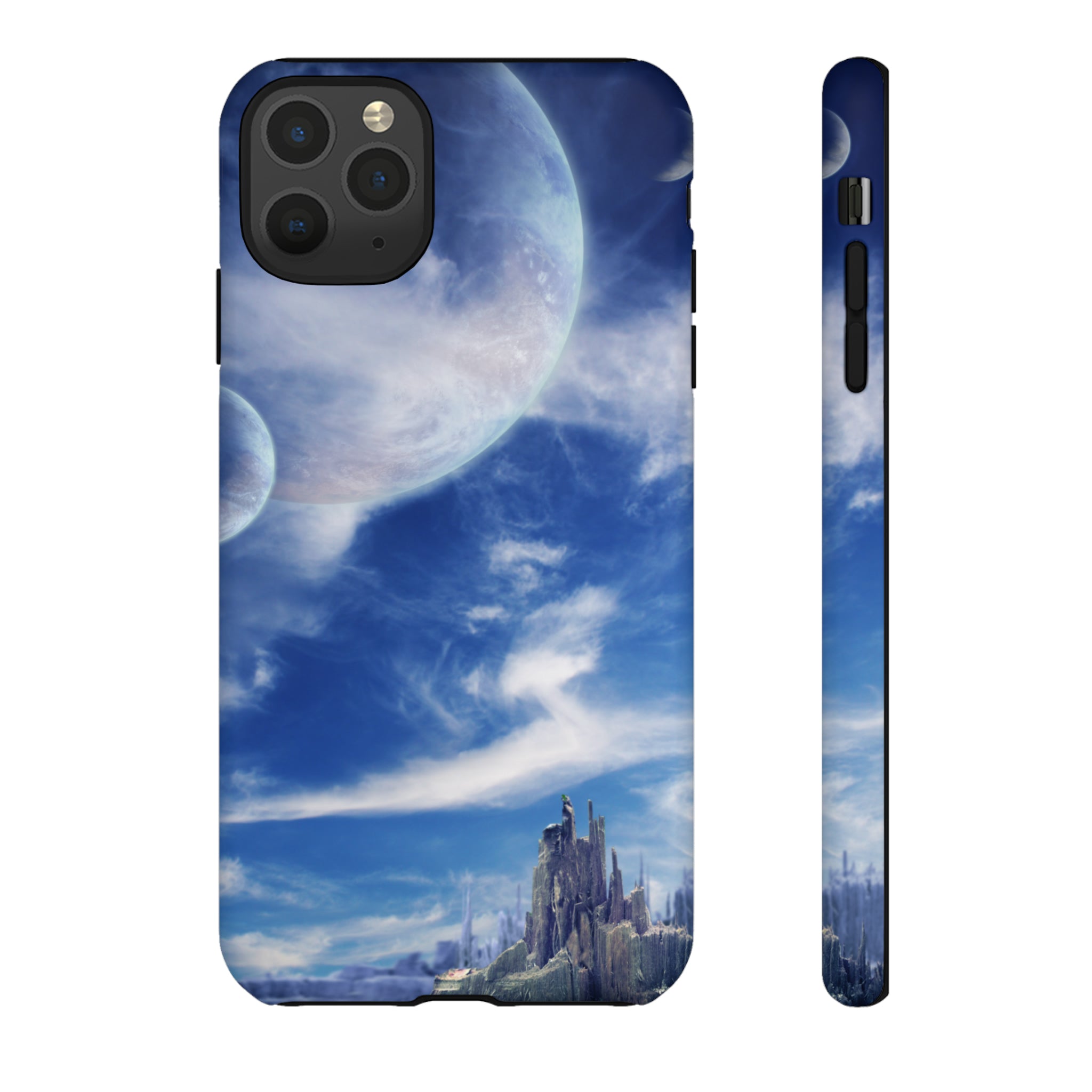 Landscape in fantasy planet 89 - Protective Phone Case