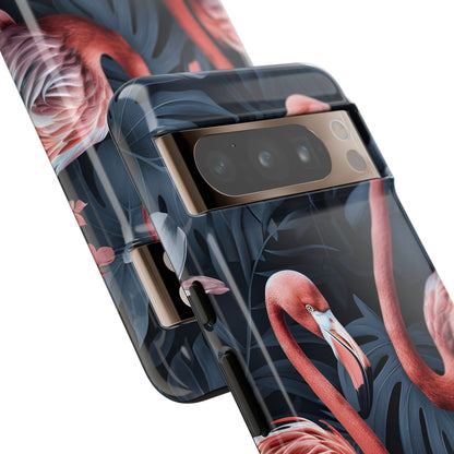 Flamingos Embrace Nature - Google Pixel Case