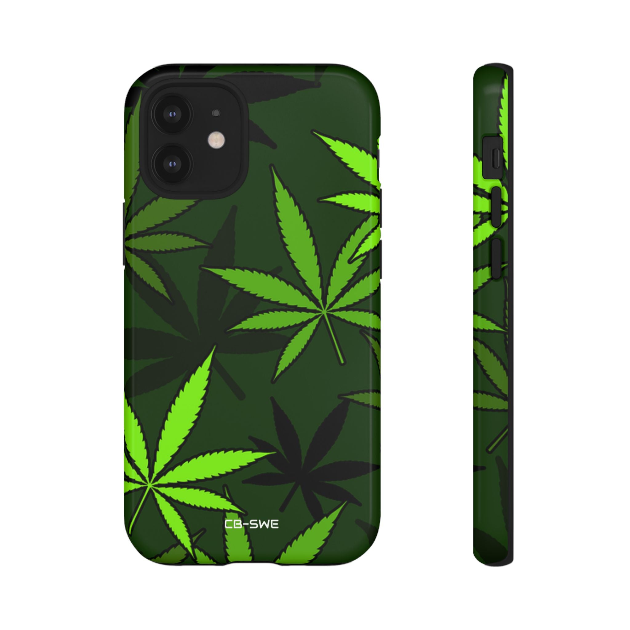 Green Leaf Symmetry - iPhone Case