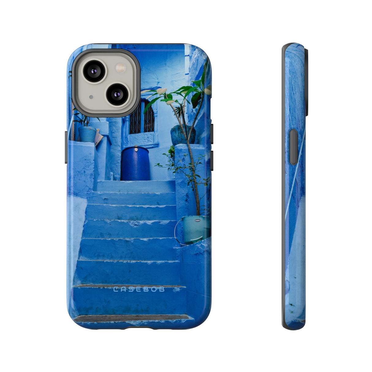 Blue City Morocco - Protective Phone Case