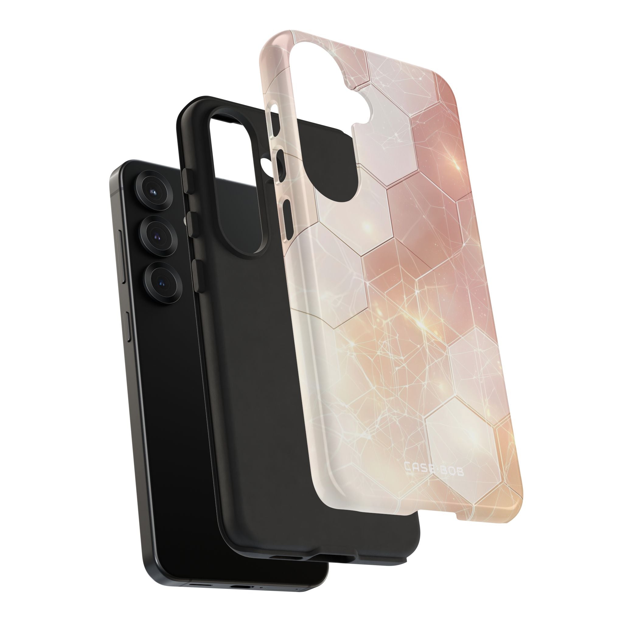 Honeycomb Glow Samsung S25 Case - Tough