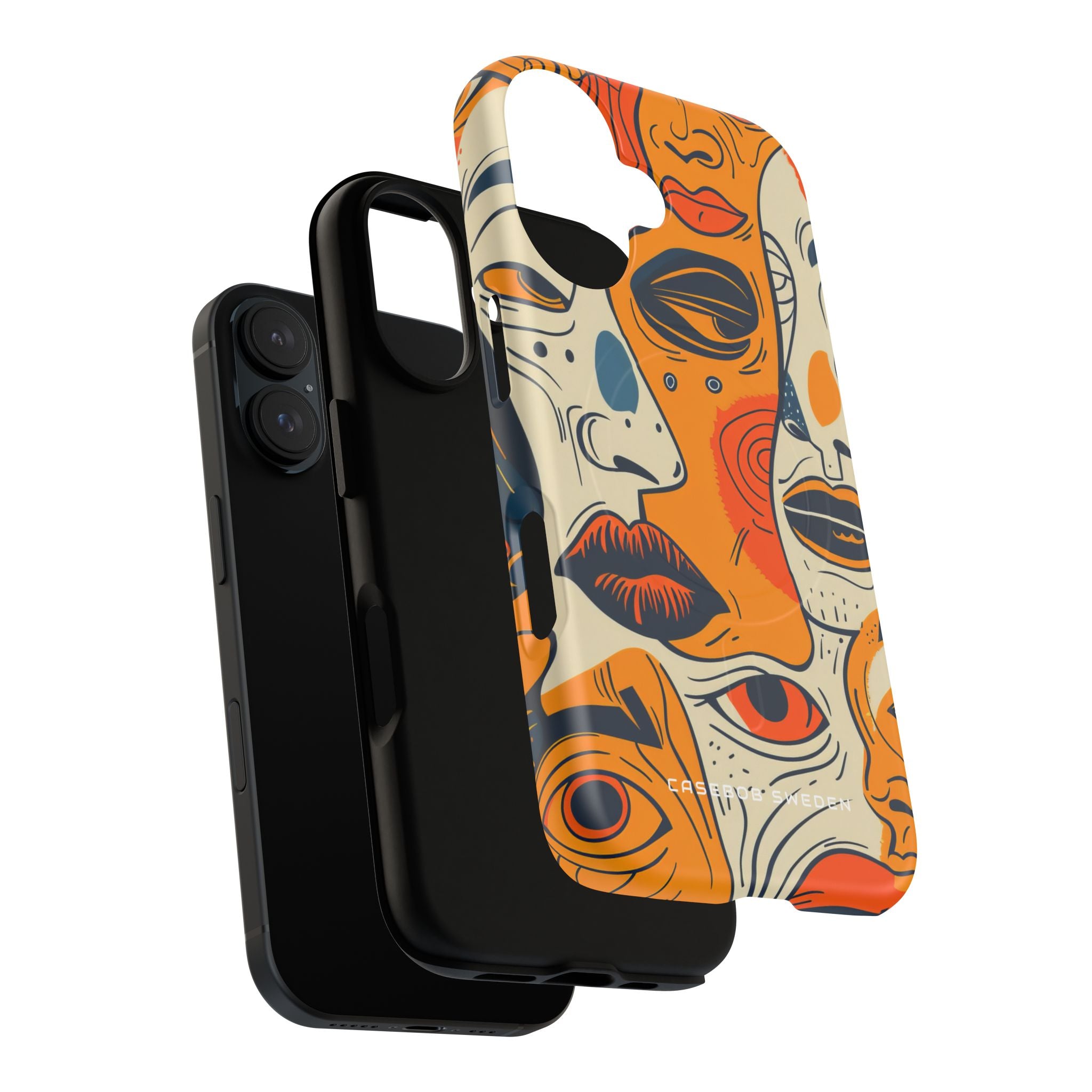 Gradient Face Mosaic iPhone 16 | Tough+ Phone Case