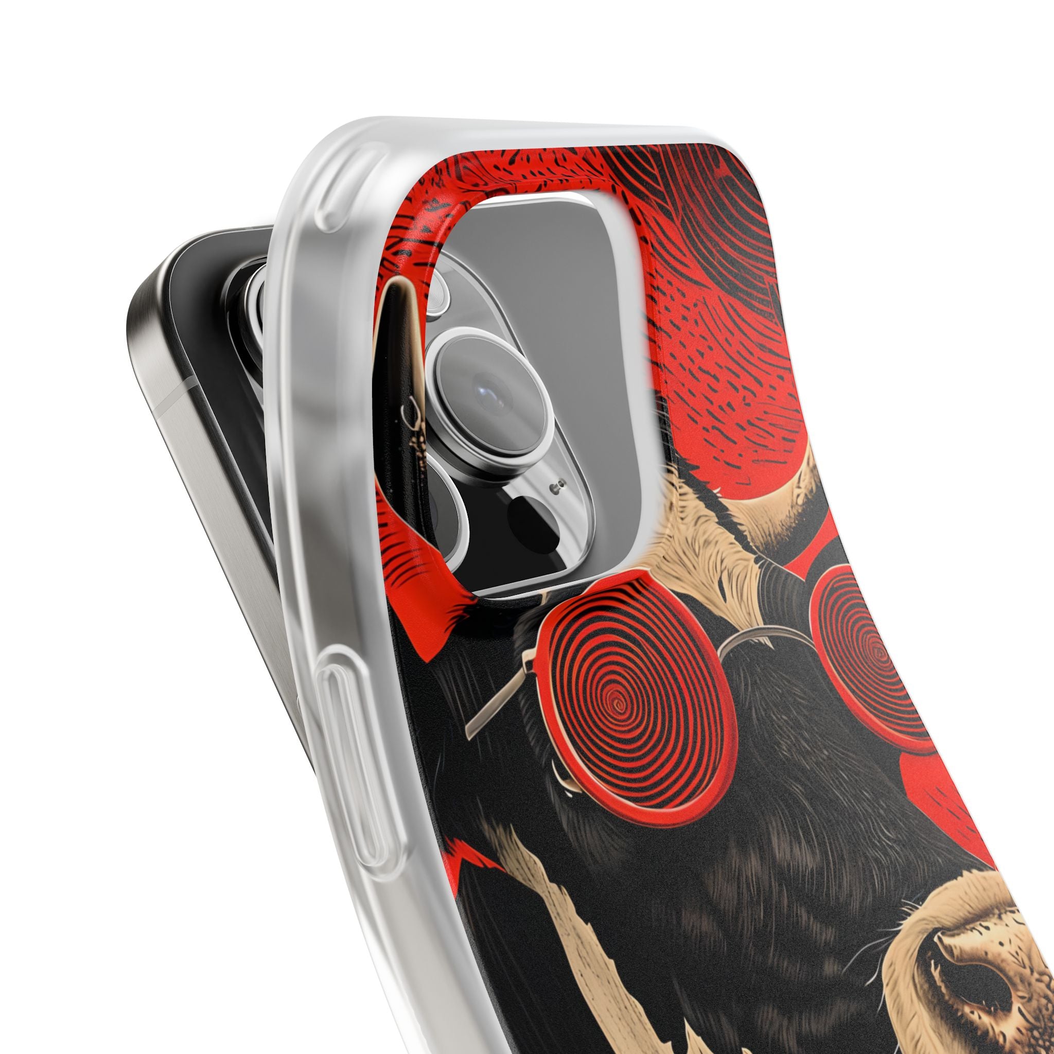 Hypnotic Cow iPhone 16 Pro Case - Soft