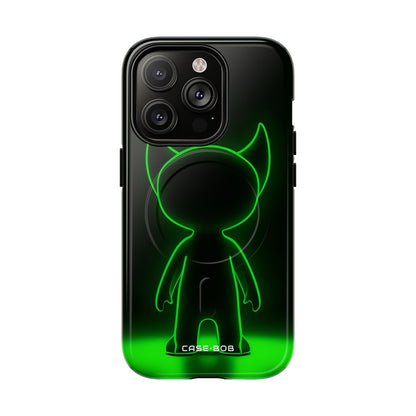 Neon Horned Glow iPhone 14 Pro Case - Tough+