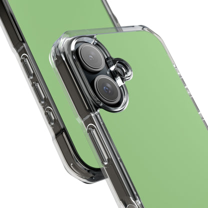 Pale Green iPhone 16 - Clear Impact Phone Case